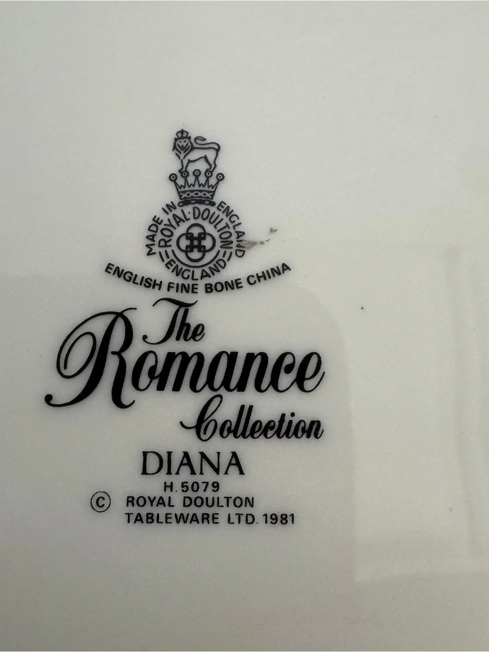 Royal Doulton Diana H5079 Medium Oval Serving Platter (13 1/2